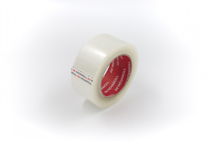 Клейкая лента 48мм*150м*40мкм прозрачная (Скотч) Nova Roll