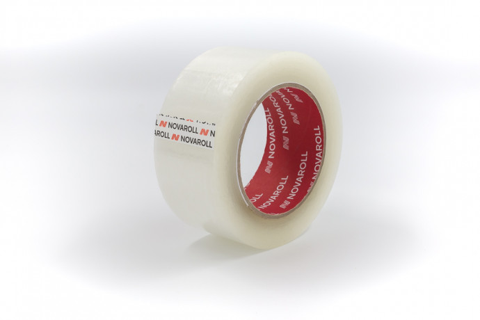 Клейкая лента 48мм*150м*40мкм прозрачная (Скотч) Nova Roll